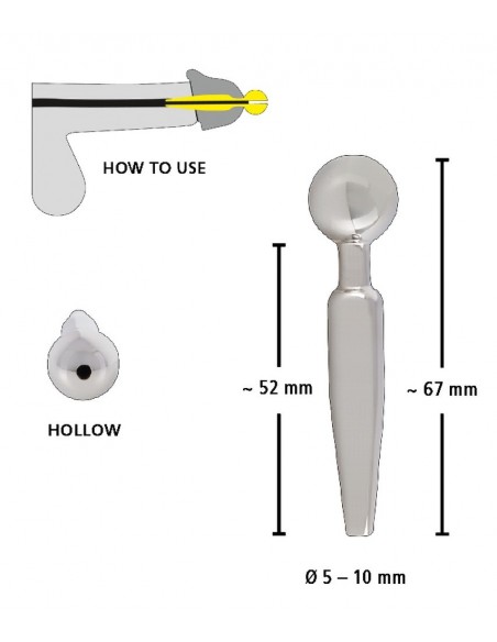 Dilator cewki moczowej Penis Plug "Cum-Thru" - Dilatory penisa - 6