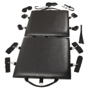 Bondage Board – Składana Tablica Immobilizacyjna z 8 Mankietami i Karabińczykami, Tapicerka 5,5 cm, 120 × 60 cm, 7,1 kg - 2