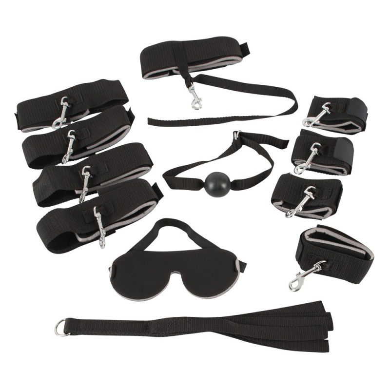 Bondage Board – Składana Tablica Immobilizacyjna z 8 Mankietami i Karabińczykami, Tapicerka 5,5 cm, 120 × 60 cm, 7,1 kg - 3