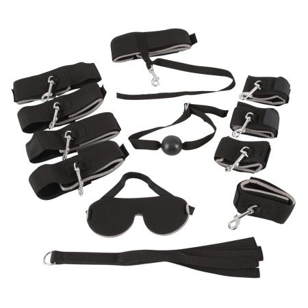 Bondage Board – Składana Tablica Immobilizacyjna z 8 Mankietami i Karabińczykami, Tapicerka 5,5 cm, 120 × 60 cm, 7,1 kg - 3