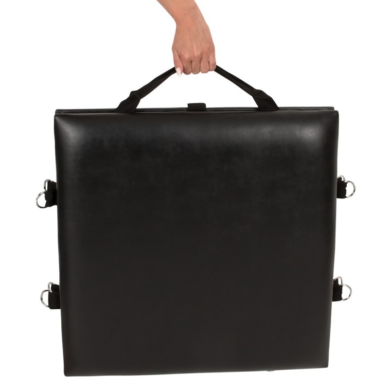 Bondage Board – Składana Tablica Immobilizacyjna z 8 Mankietami i Karabińczykami, Tapicerka 5,5 cm, 120 × 60 cm, 7,1 kg - 6