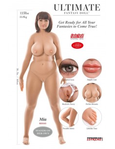 Realistyczna sex lalka Ultimate Fantasy Dolls Mia - Seks lalki, lalki miłości, seks roboty - 1