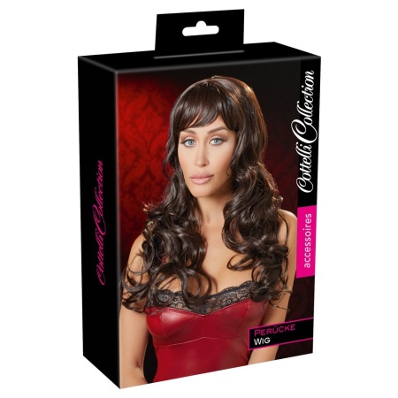 Peruka do sypialni Long Dark Brown Wig - 1