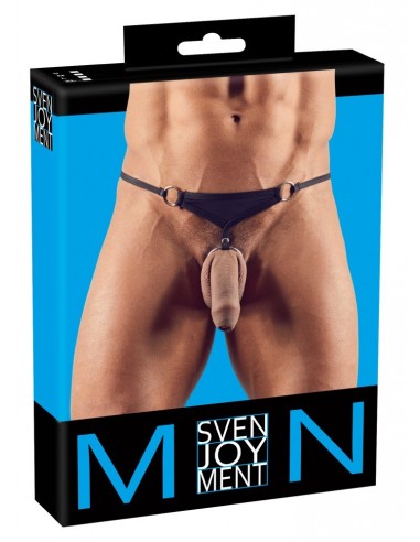 Stringi męskie z pierścieniem na penisa Men´s String S - Stringi, slipy - 1