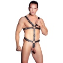 Skórzana uprząż erotyczna Leather Harness For Him - 2