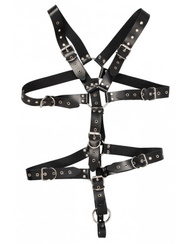 Skórzana uprząż erotyczna Leather Harness For Him - Komplety, kostiumy - 3