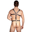 Skórzana uprząż erotyczna Leather Harness For Him - 7