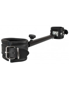 Kajdanki Leather Spreader Bar - Kajdanki erotyczne - 1 2