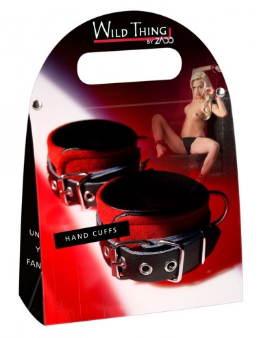 Kajdanki Leather Handcuffs S-L - Kajdanki erotyczne - 6