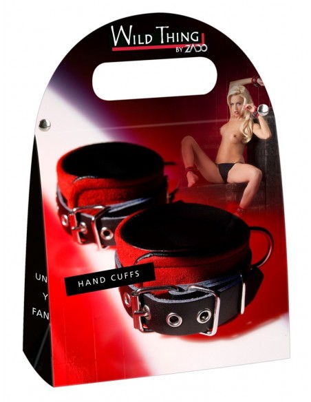 Kajdanki Leather Handcuffs S-L - Kajdanki erotyczne - 6