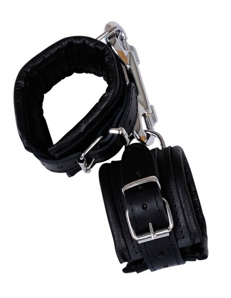 Kajdanki Leather Cuffs - Kajdanki erotyczne - 2