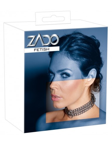 Leder Halsfessel Kette - Uprzęże BDSM - 1