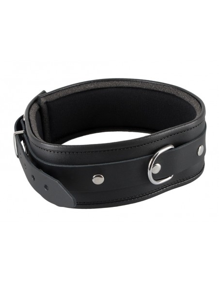 Leather Collar L/XL - Uprzęże BDSM - 2