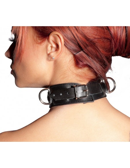 Leather Collar Studs - Uprzęże BDSM - 4