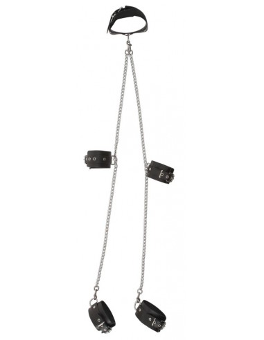 Kajdanki Leather All-Over Restraints - Kajdanki erotyczne - 2