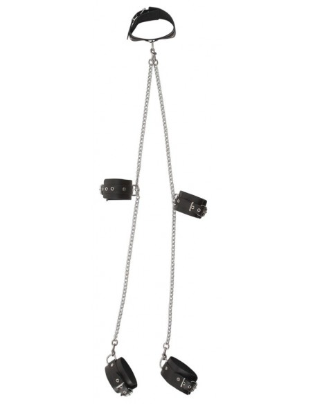 Kajdanki Leather All-Over Restraints - Kajdanki erotyczne - 2