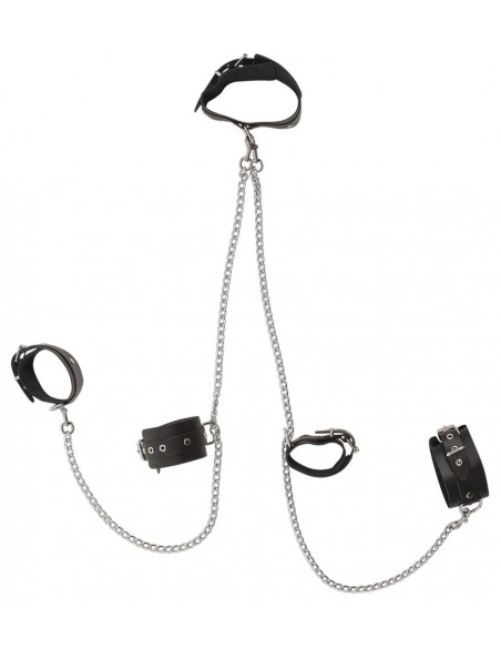 Kajdanki Leather All-Over Restraints - Kajdanki erotyczne - 3