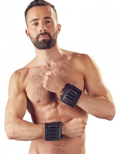 Kajdanki Leather Wrist Restraints - Kajdanki erotyczne - 2