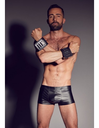 Kajdanki Leather Wrist Restraints - Kajdanki erotyczne - 7