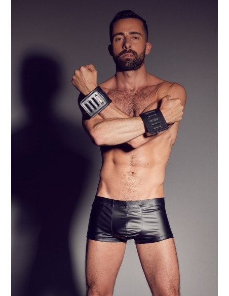 Kajdanki Leather Wrist Restraints - Kajdanki erotyczne - 7