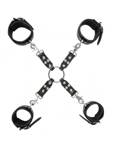Kajdanki Leather Restraint Set Hogtie - Kajdanki erotyczne - 3