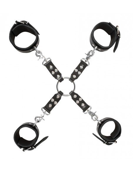 Kajdanki Leather Restraint Set Hogtie - Kajdanki erotyczne - 3