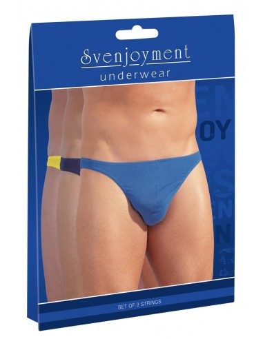 Zestaw stringów męskich String Set pack of 3 S - Stringi, slipy - 1