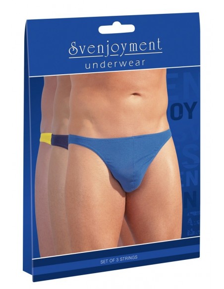 Zestaw stringów męskich String Set pack of 3 S - Stringi, slipy - 1
