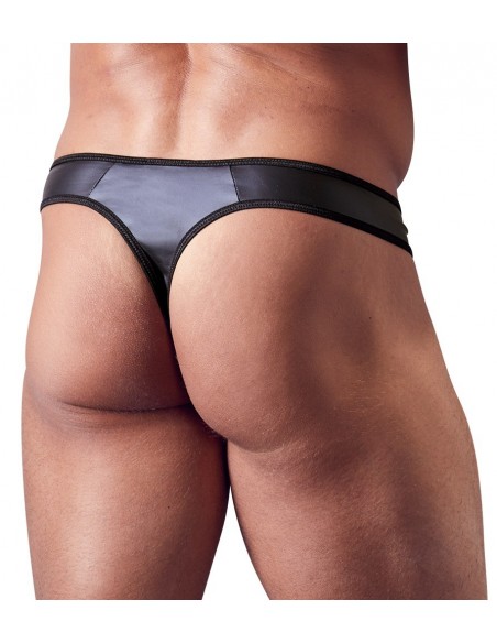 Męskie stringi z zamkiem Men's String S - Stringi, slipy - 6