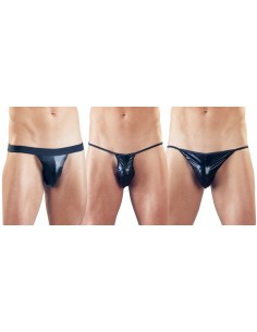 Erotyczne stringi zestaw Men Strings pack of 3 S-L - Stringi, slipy - 1 2