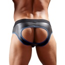 Slipy z zamkiem i odkryciem Blue Men´s Jock - 2