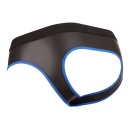Slipy z zamkiem i odkryciem Blue Men´s Jock - 7
