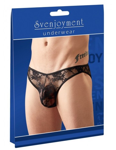 Koronkowe majtki Men's Briefs Lace S - Stringi, slipy - 1