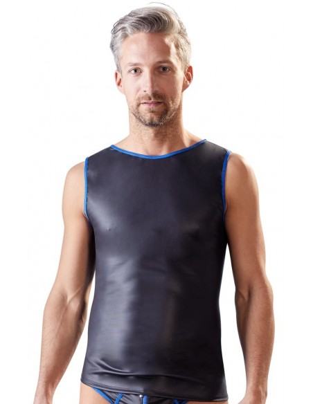 Podkoszulek wetlook Men's Shirt royal S - Koszule, koszulki, podkoszulki - 2