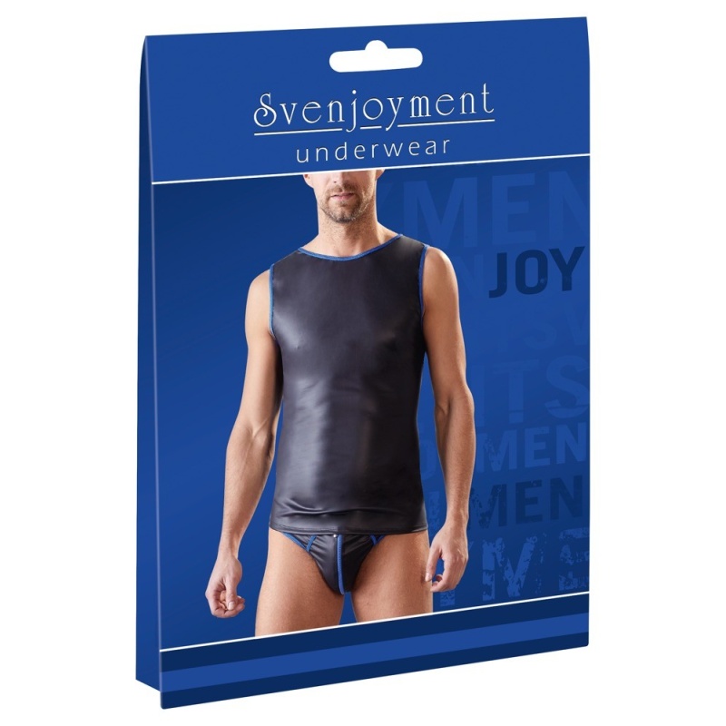 Podkoszulek wetlook Men's Shirt royal XL - 1