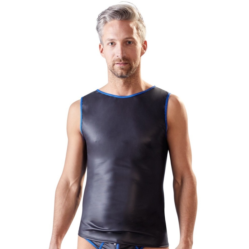 Podkoszulek wetlook Men's Shirt royal XL - 2