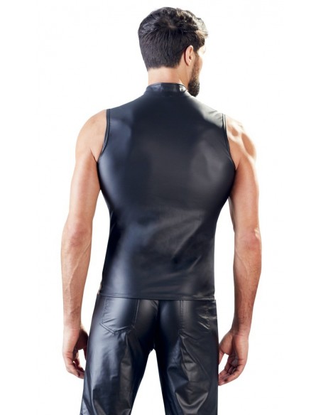 Top męski z zamkiem M.shirt black/nude - Koszule, koszulki, podkoszulki - 5