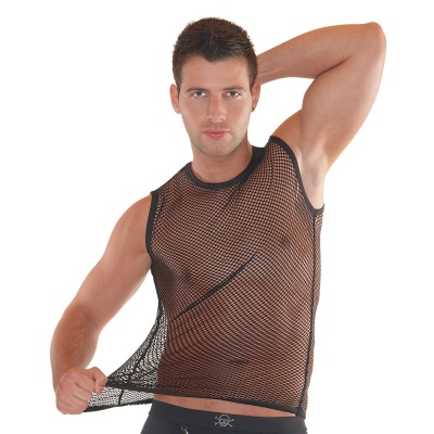 Prześwitujący podkoszulek Men´s Net Shirt - 1 2