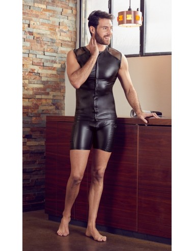 Top z zamkiem przylegający Men's Shirt S - Koszule, koszulki, podkoszulki - 4