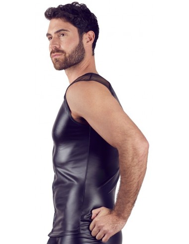 Top z zamkiem przylegający Men's Shirt XL - Koszule, koszulki, podkoszulki - 3