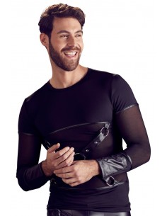 Koszulka z długim rękawem i uprzężą Men's Shirt S - Koszule, koszulki, podkoszulki - 1 2