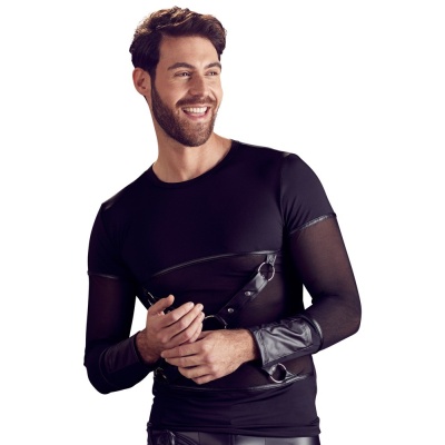 Koszulka z długim rękawem i uprzężą Men's Shirt - 1 2