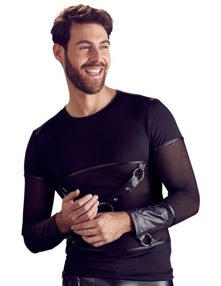 Koszulka z długim rękawem i uprzężą Men's Shirt S - Koszule, koszulki, podkoszulki - 2