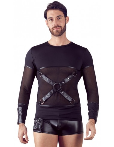 Koszulka z długim rękawem i uprzężą Men's Shirt S - Koszule, koszulki, podkoszulki - 3