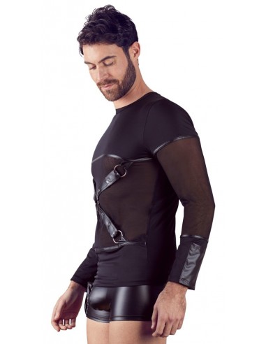 Koszulka z długim rękawem i uprzężą Men's Shirt S - Koszule, koszulki, podkoszulki - 4