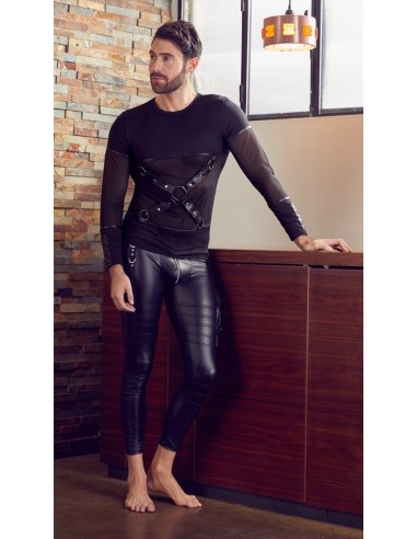 Koszulka z długim rękawem i uprzężą Men's Shirt S - Koszule, koszulki, podkoszulki - 5