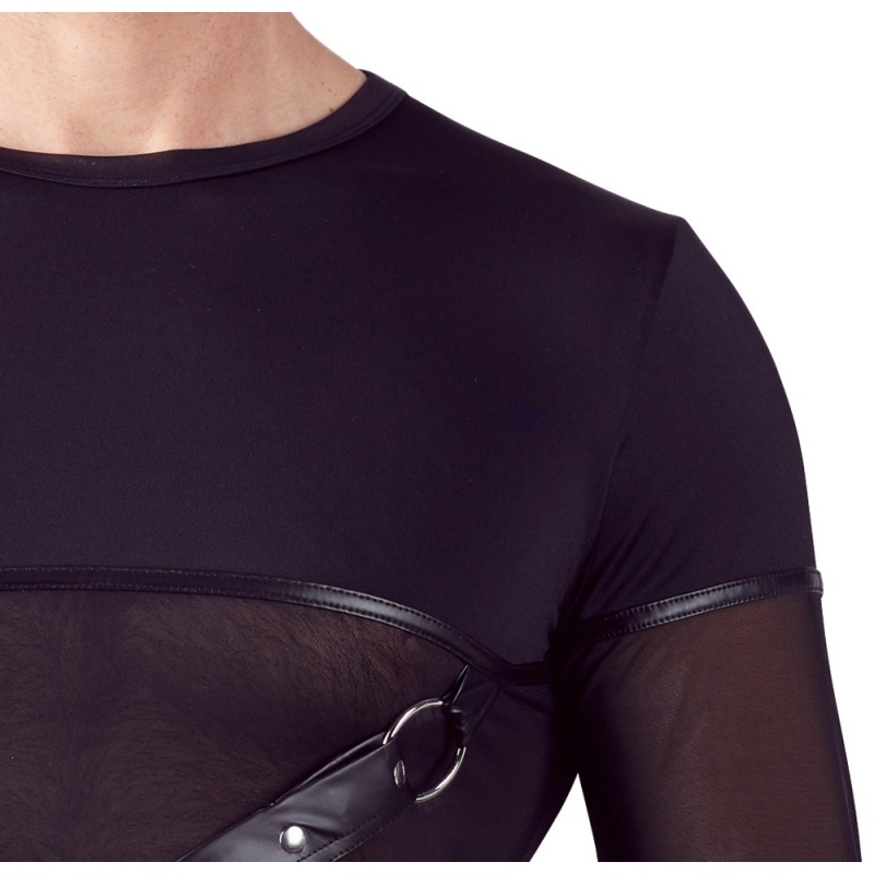 Koszulka z długim rękawem i uprzężą Men's Shirt L - 7
