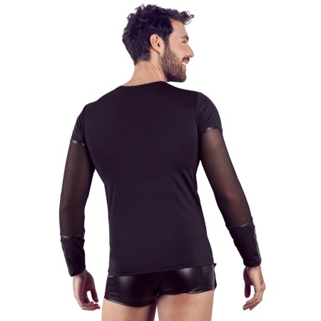 Koszulka z długim rękawem i uprzężą Men's Shirt L - 8