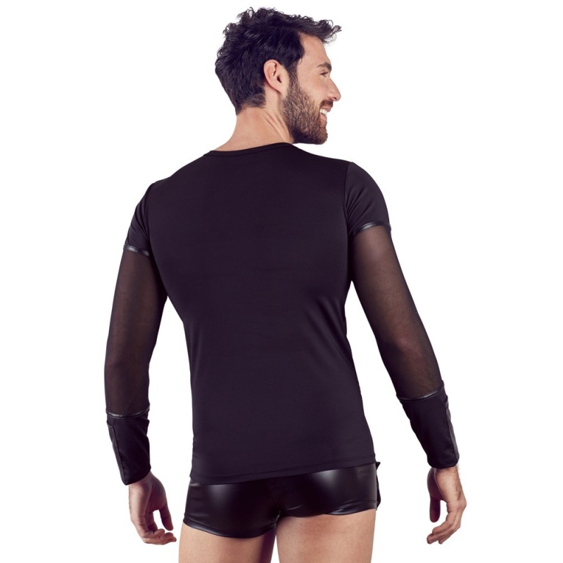 Koszulka z długim rękawem i uprzężą Men's Shirt XL - 8