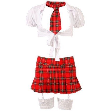 Strój niegrzecznej uczennicy Schoolgirl Set M - 3